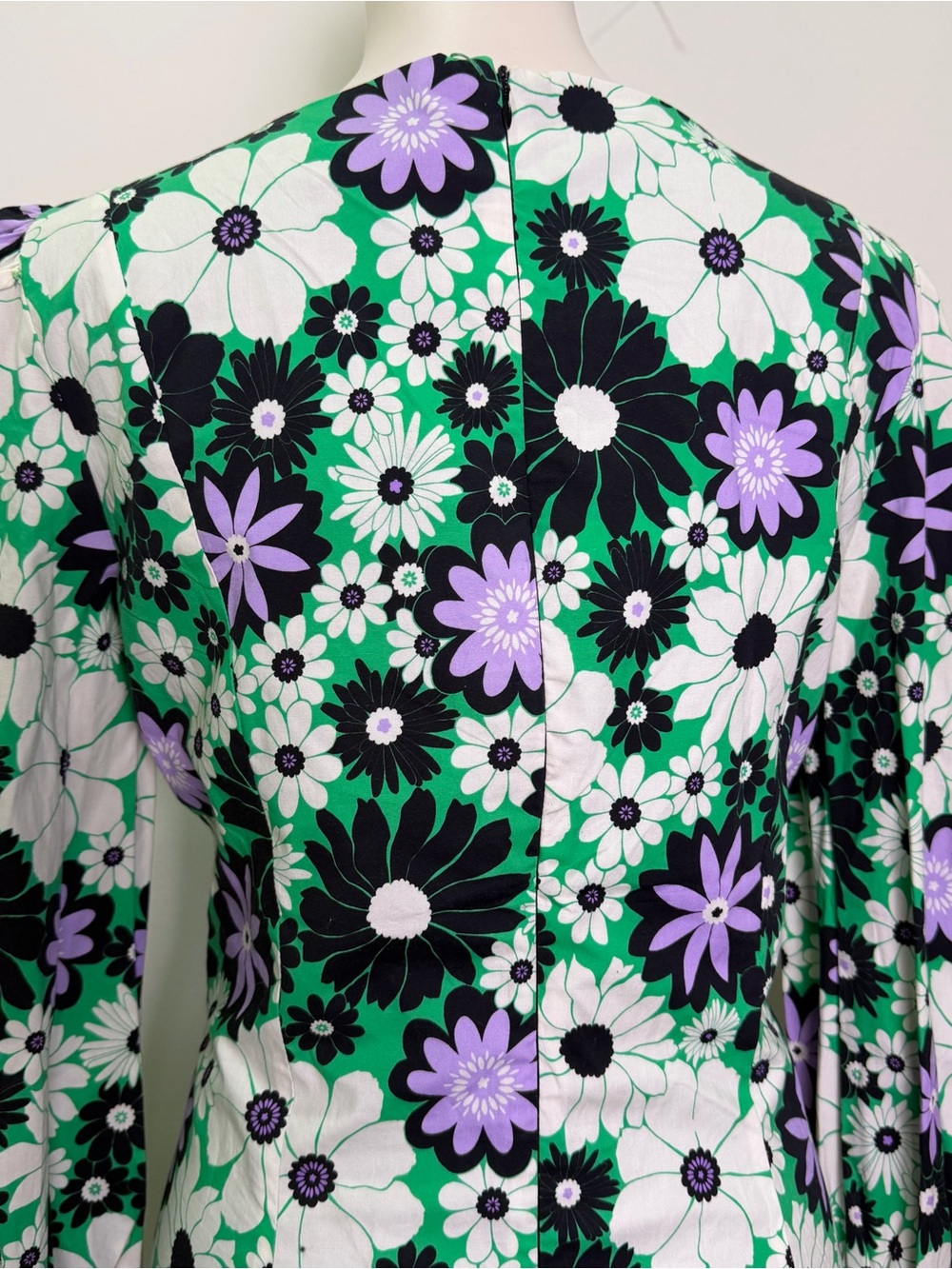 ALEXIA ADMOR Retro Floral Corset Accent Mini Dress Womens 8 - Picture 5 of 10